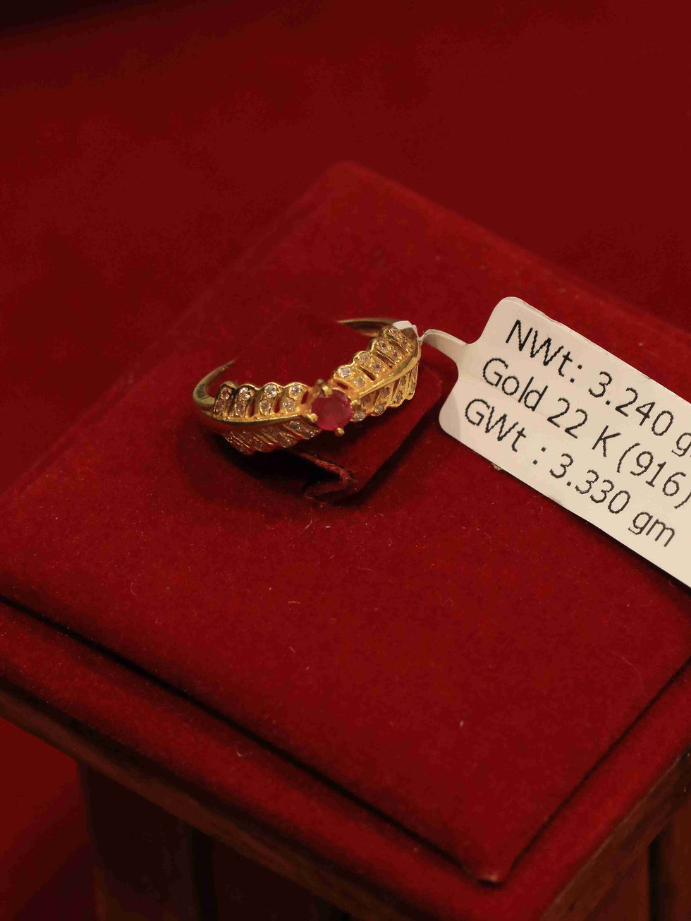 Elegant 22K Gold Women's Ring for daily wear with refined design and premium gold finish