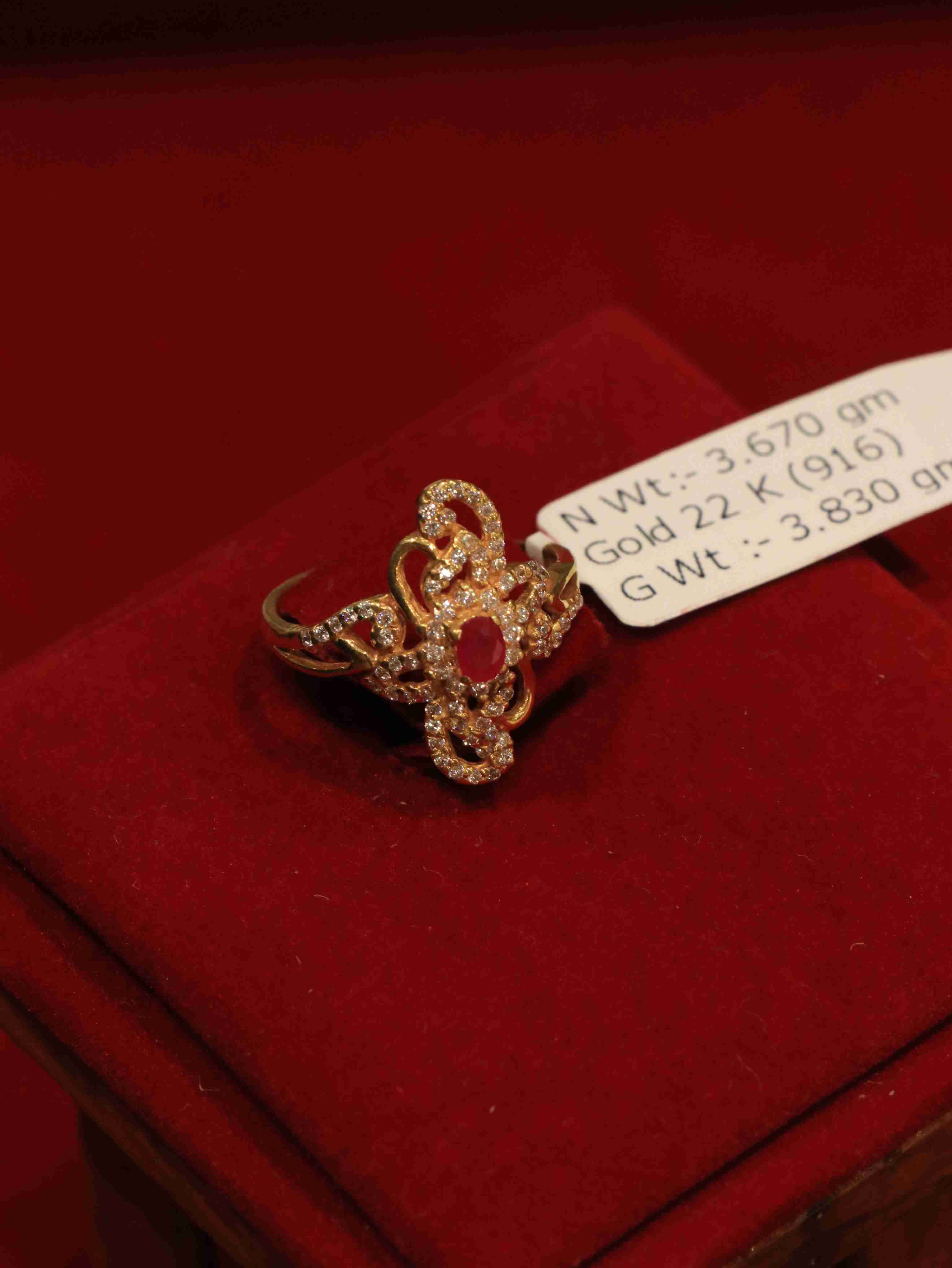 Premium 22K Gold Women's Rings showcasing intricate design for weddings and family gatherings