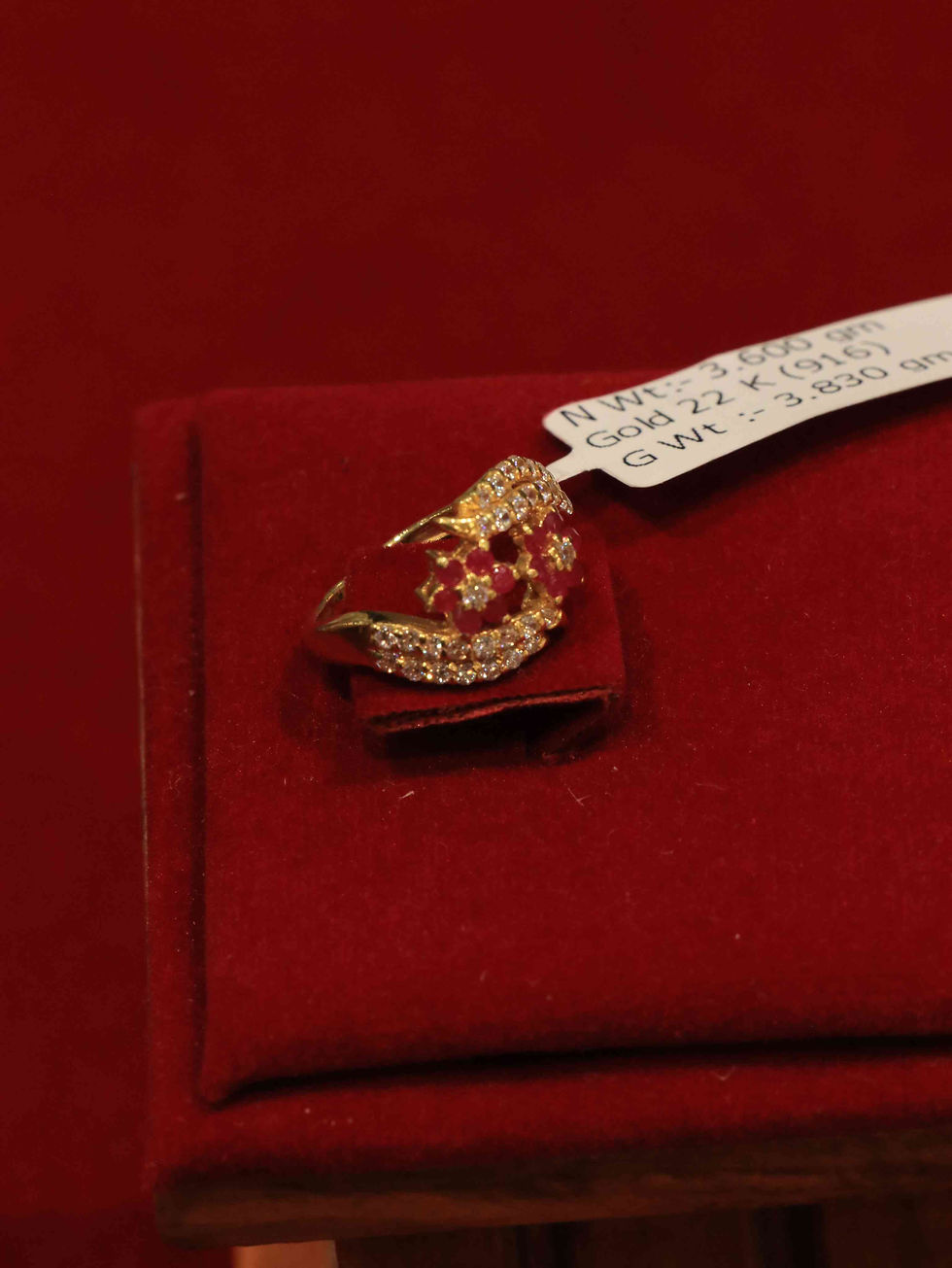 Elegant 22K Gold Women's Ring designed for daily wear with classic gold craftsmanship
