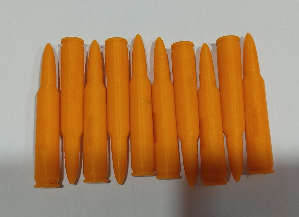 Miniatura: SNAP CAPS Cápsulas Inativas para treino cal. 5.56mm 10 unidades