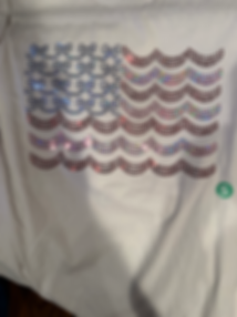 American Flag Spangle Top