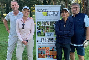 TPC 2026 Seignosse 23 L'équipe Olivier et Laëtitia Richard avec l'équipe Joël Serres, Domi