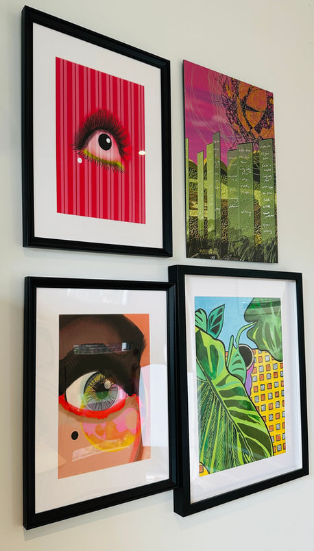 Framed artwork