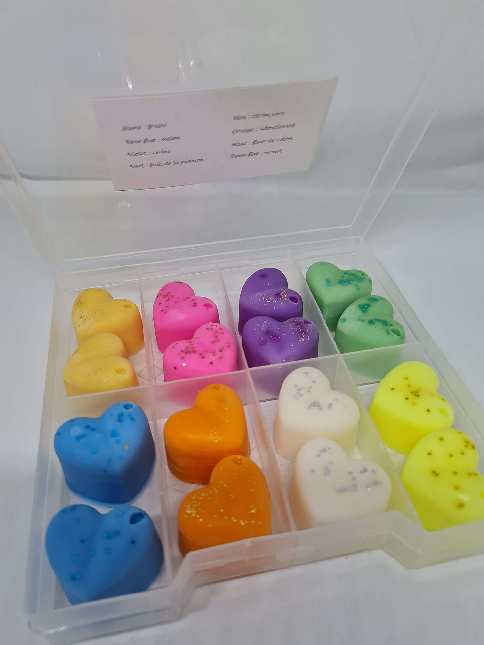 Coffret cœurs 8 parfums