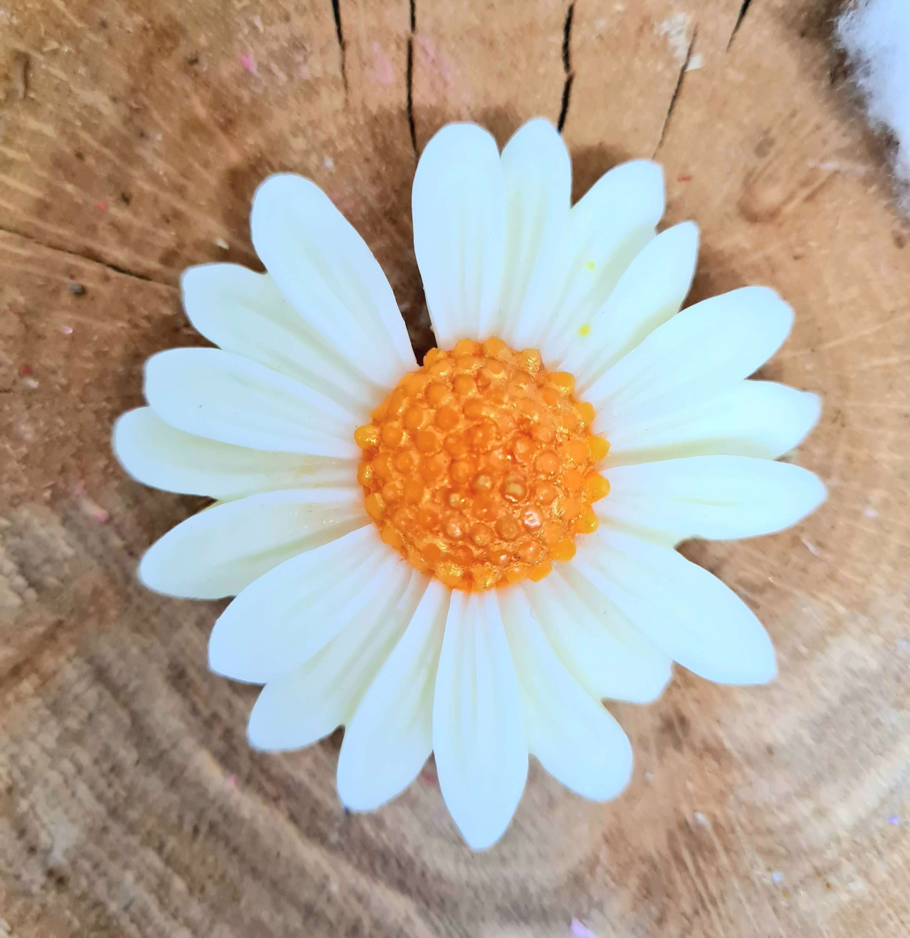 Fondant Marguerite personnalisable