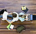 学業をやって男性と女性の学生