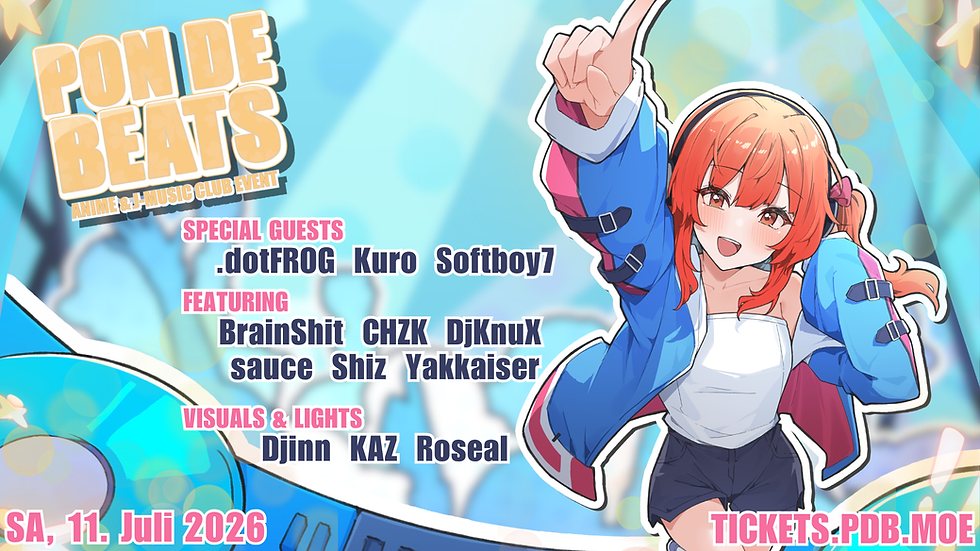 PON DE BEATS - Anime & J-Music Club Event