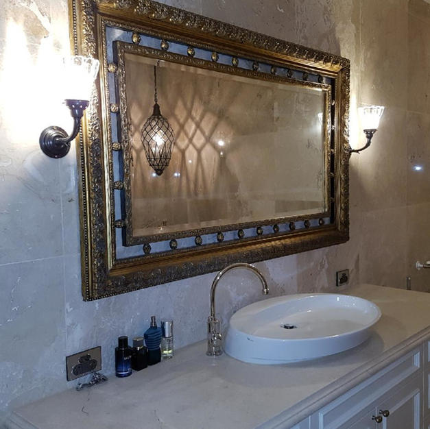 Burton wall lights in Ensuite