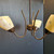 Thumbnail: 1940s Art Deco Brass 3 Light Pendant with Buttercup Yellow Glass from Italy
