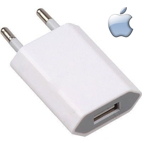 תמונה ממוזערת: מטען קיר Apple הכולל חיבור USB-A הספק עד כ- 5W ללא כבל