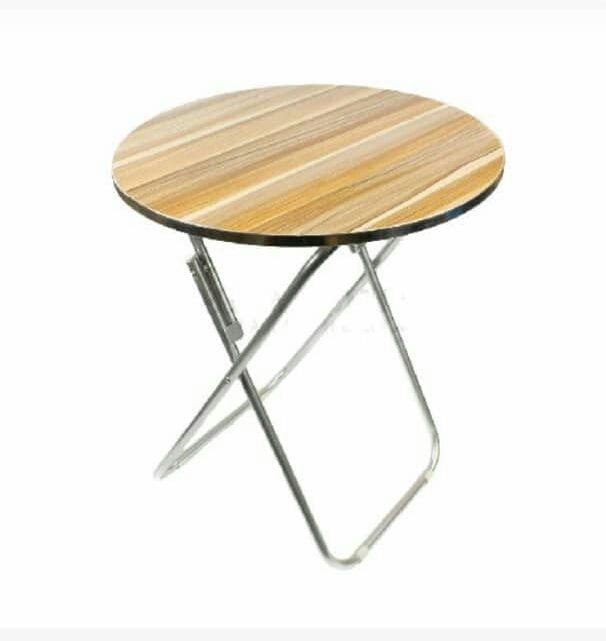 תמונה ממוזערת: שולחן מתקפל עגול קוטר 60 ס"מ רגלים ברזל