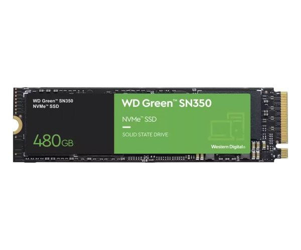 Western Digital Green 480GB SN350 NVMe SSD Pcie3.0X4 דיסק פנימי