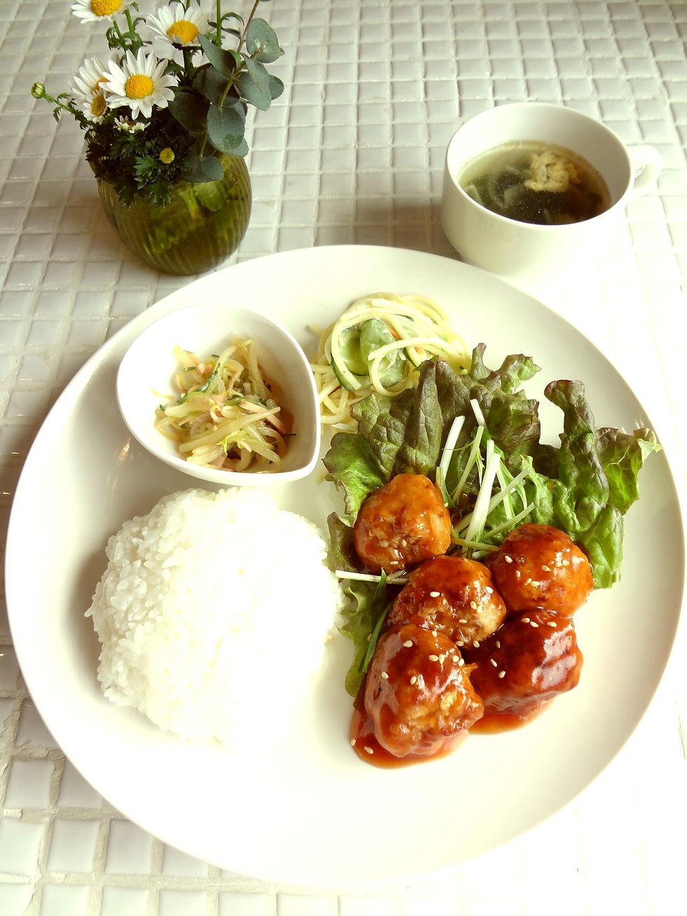 肉団子の甘酢あんかけ