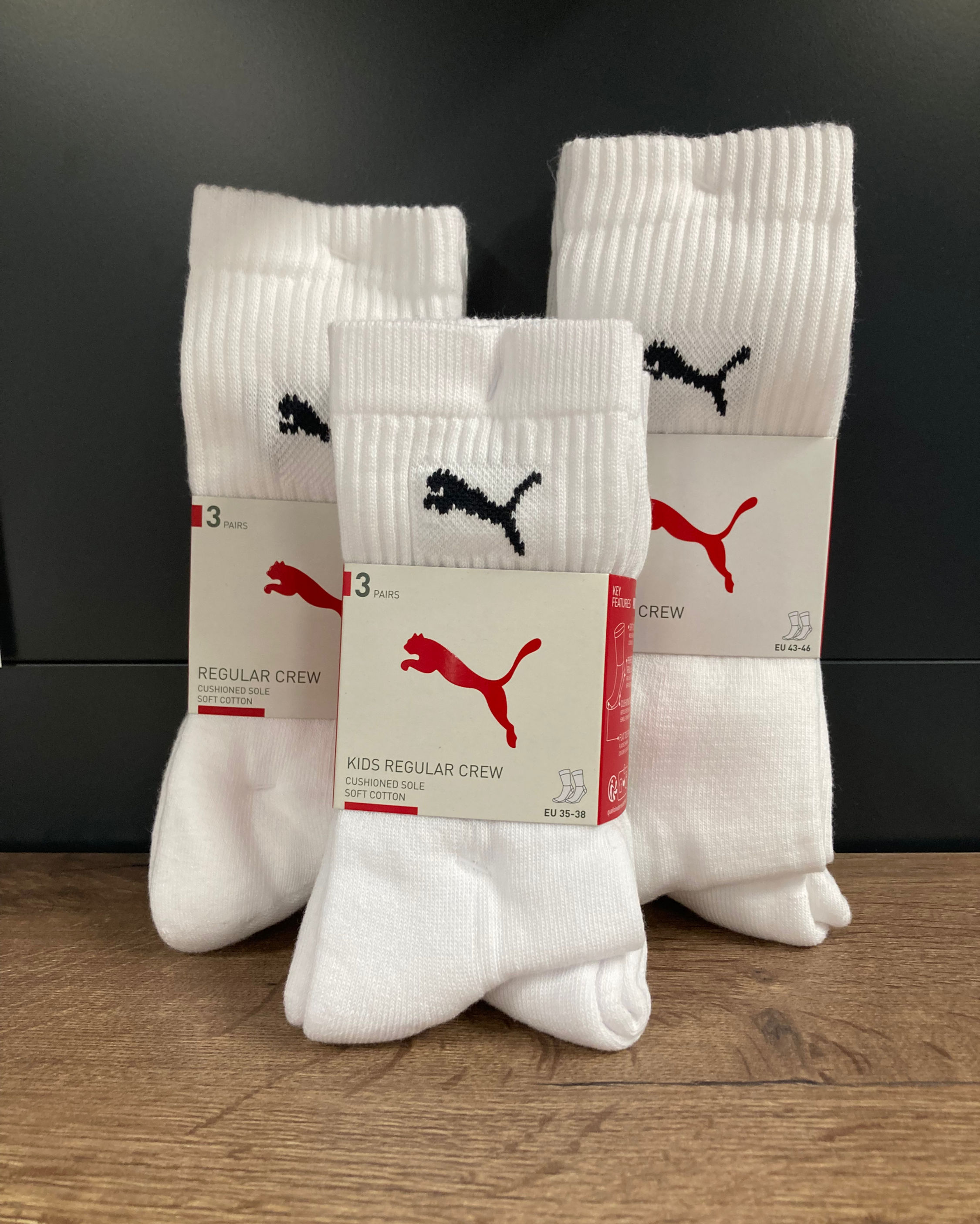 3er Pack Puma Socken (weiß)