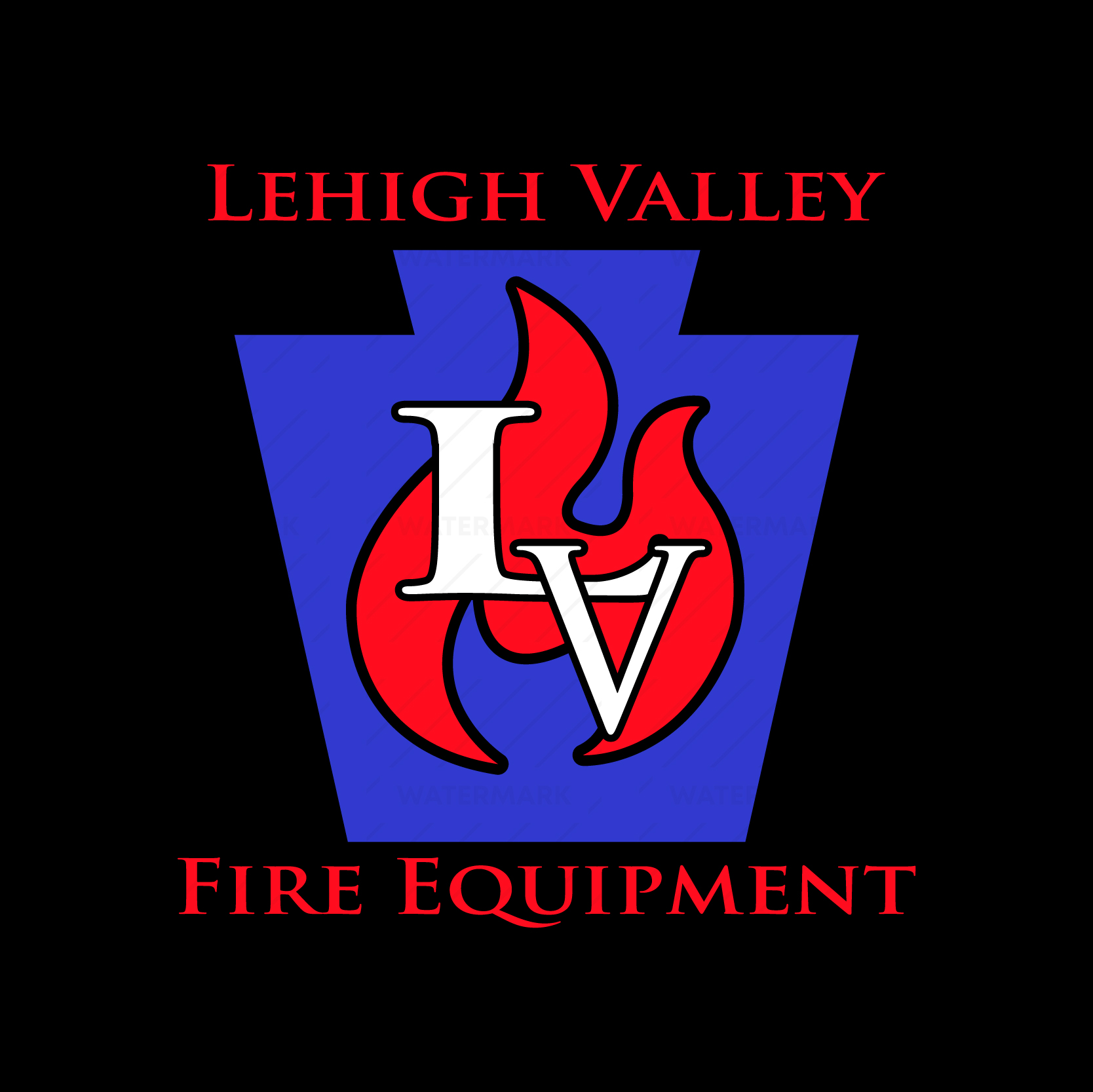 Lehigh Valley Fire Equipment Logo