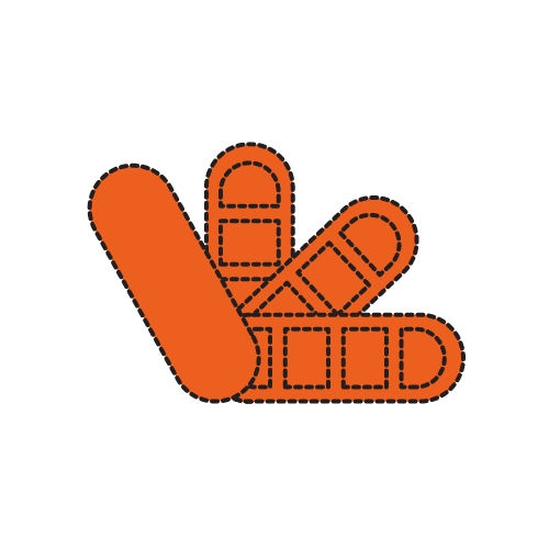 band aid vector image