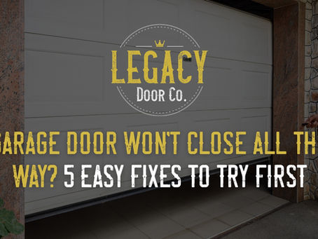 Stuck Garage Door