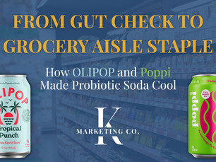 From Gut Check to Grocery Aisle Staple: How OLIPOP and Poppi Made Probiotic Soda Cool