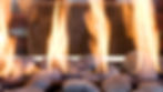 Propane fire on a stove