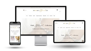 BeYoutiful and Blessed Life website on desktop, tablet and mobile