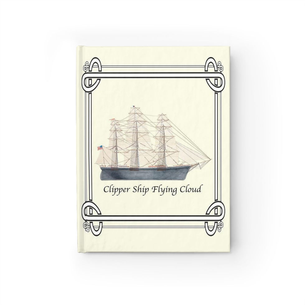 Flying Cloud Clipper Ship Journal cover art