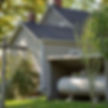 Propane tank outside of house.
