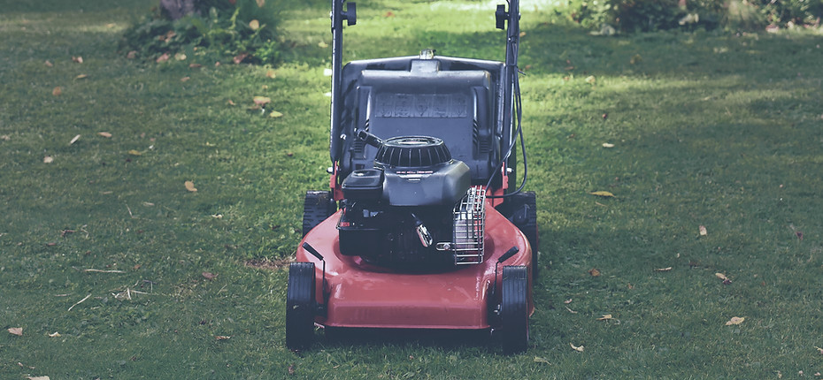 Red Lawn Mower