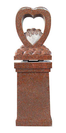 Pillar-Carved-Rose-Heart