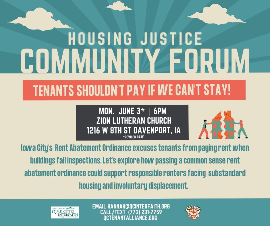 Quad Cities Interfaith Housing Justice Community Forum