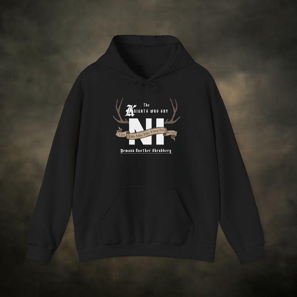 Thumbnail: Knights Who Say Ni Sweatshirt | M Python Gift Sweater | Nerdy Holy Grail Hoodie