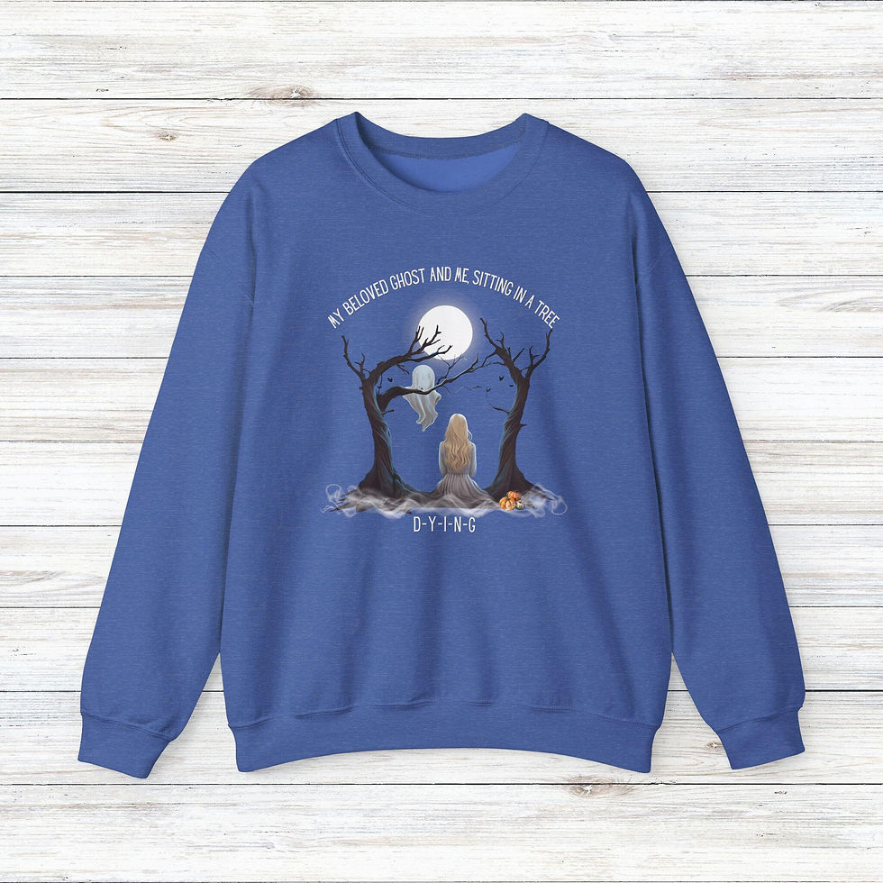Thumbnail: Cute Ghost Crewneck, TTPD Shirt, Tortured Poets Trendy Fall Sweater, My Belov...