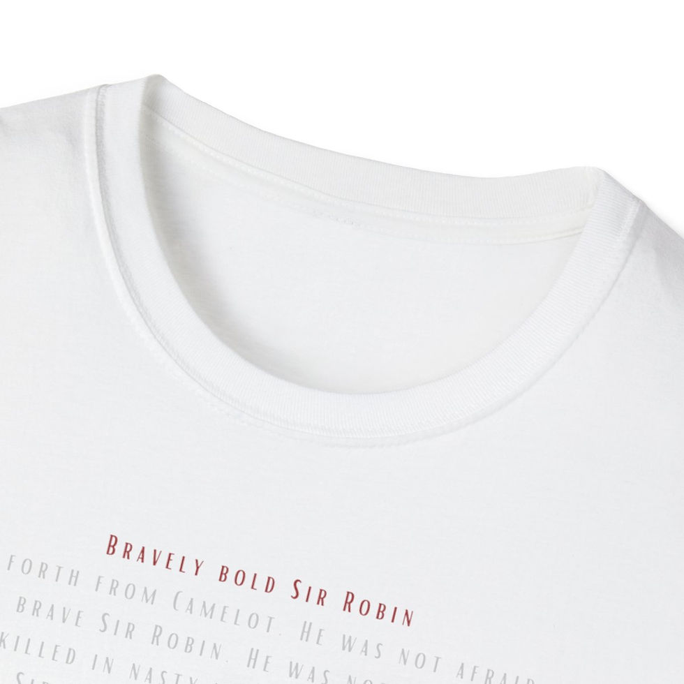 Thumbnail: Brave Sir Robin Song Shirt | M Python Gift Tee | Minstrel Song Holy Grail TShirt