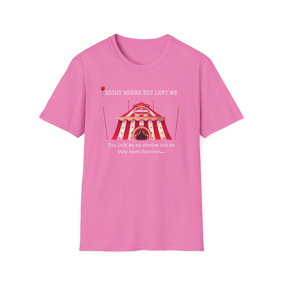 Thumbnail: Right Where You Left Me Swifty Clowntown Shirt | Evermore Clowntown Shirt