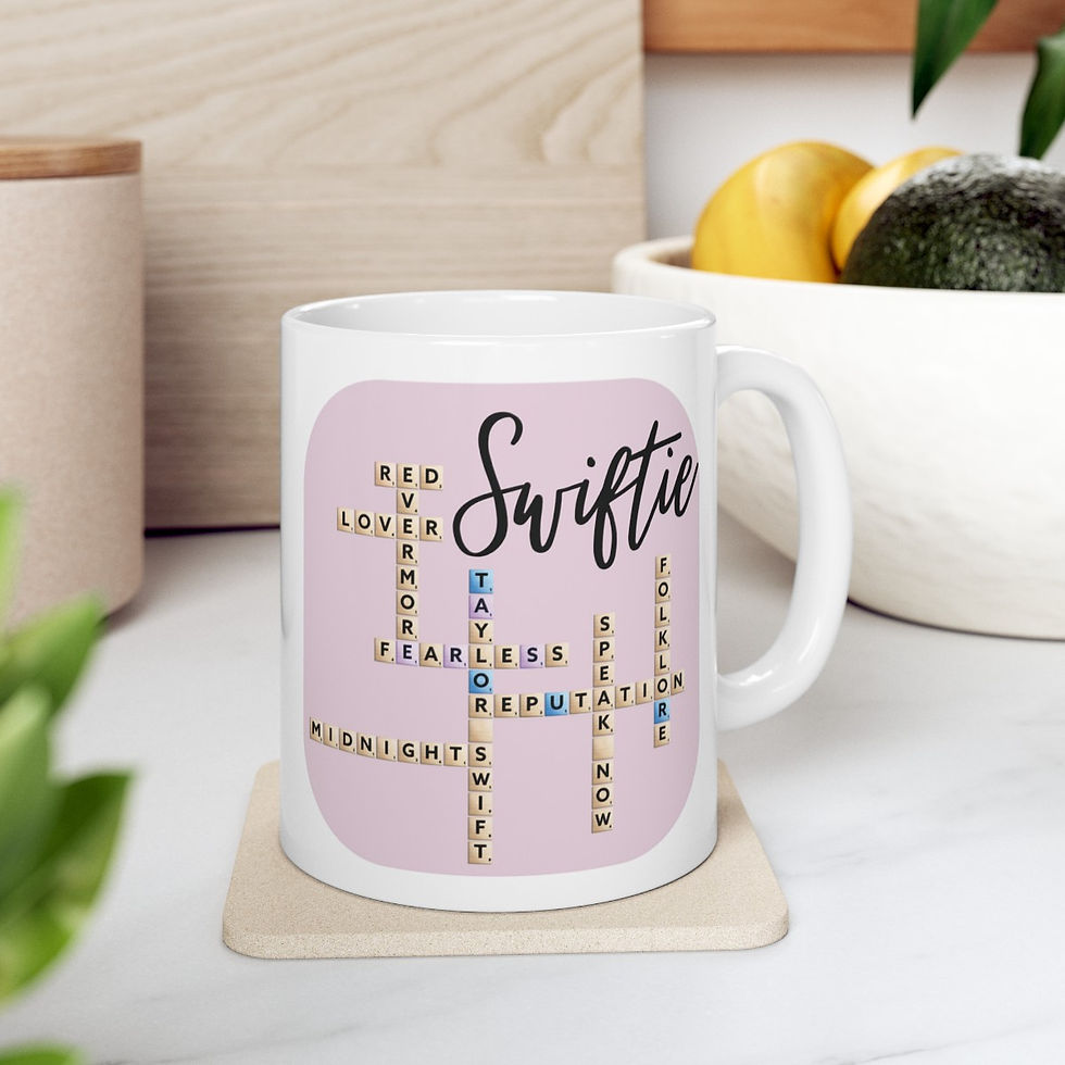 Thumbnail: Scrabble Swiftea Coffee Mug | Bookish Swiftea Cup