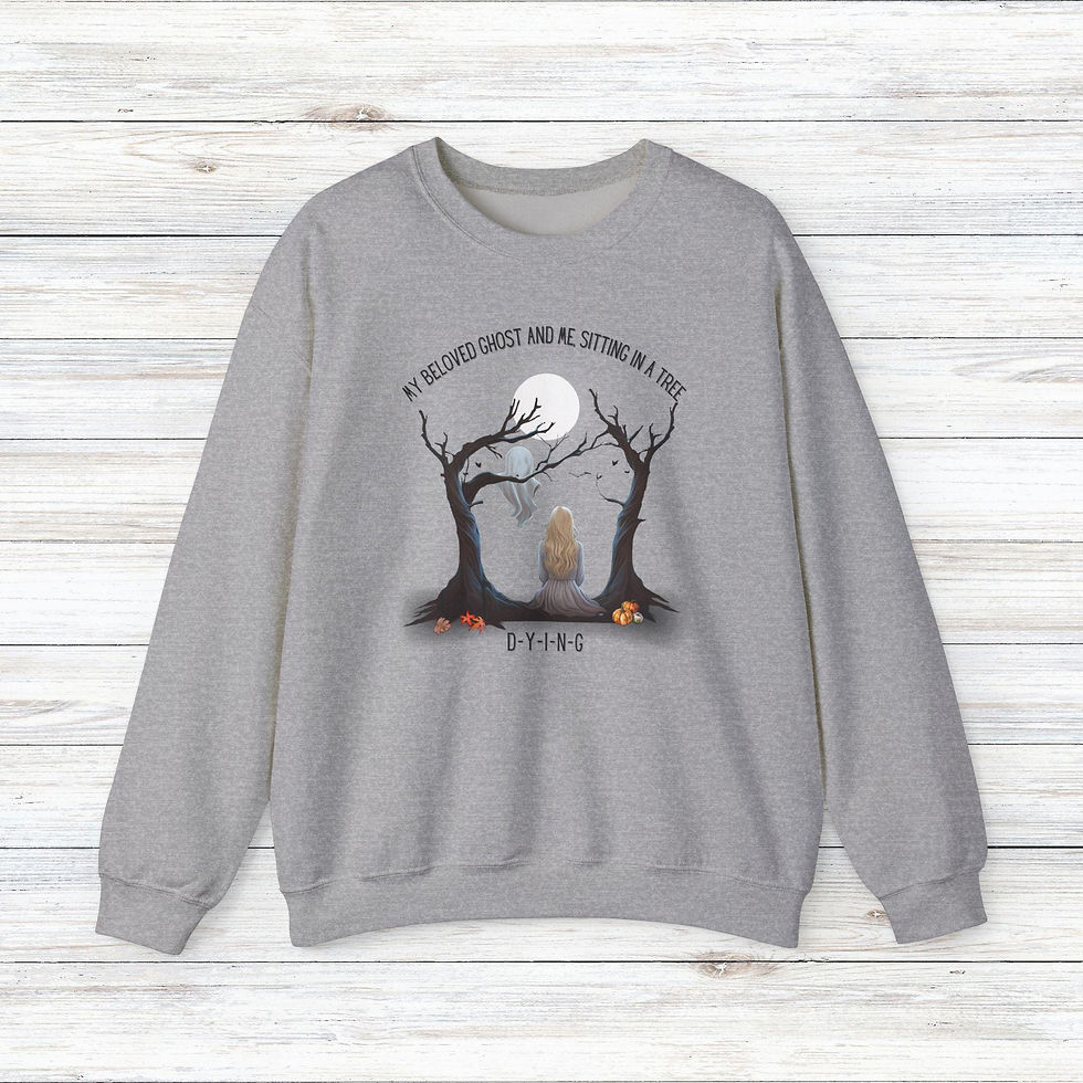 Thumbnail: Cute Ghost Crewneck, TTPD Shirt, Tortured Poets Trendy Fall Sweater, My Belov...