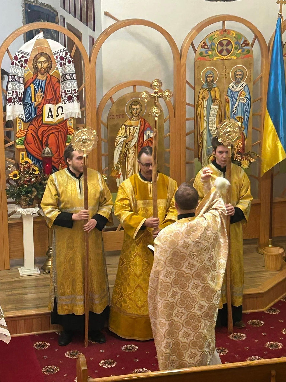 Blessing of the New Processional Cross and Ripidias at St. Demetrius Parish