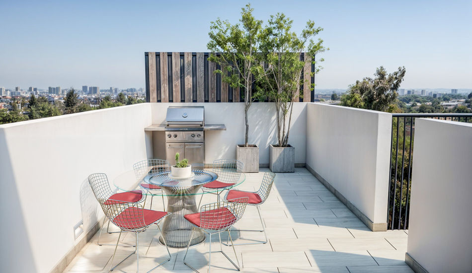 Terraza Maqueta 3d Townhouse la reina