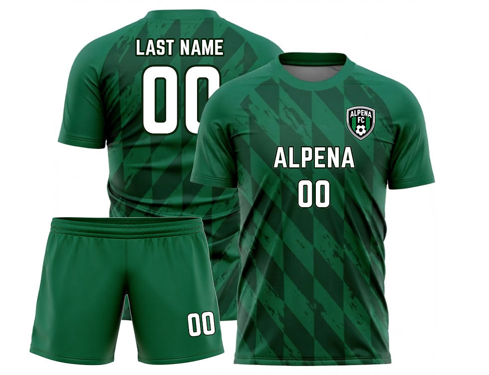 Thumbnail: Alpena FC Home/Away Kits