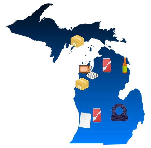 Michigan Map of End Markets