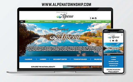 Alpena Township Website by Vivero Industries