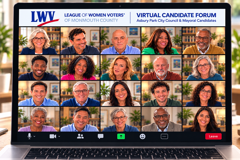LWVNJ presents The AP Mayor and City Council Candidates' Virtual Forum