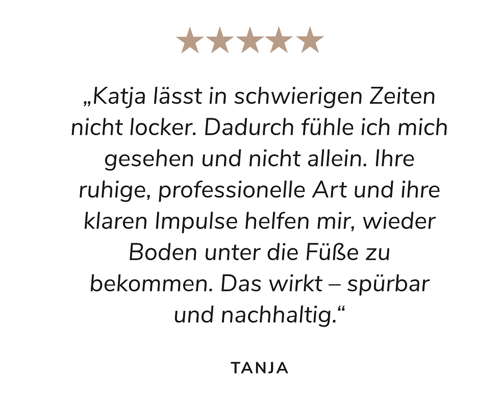 Feedback von Tanja