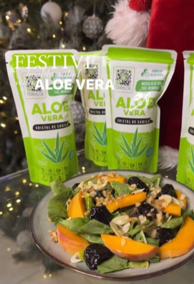 Festive Aloe Vera Infused Salad for a Healthier Celebration!