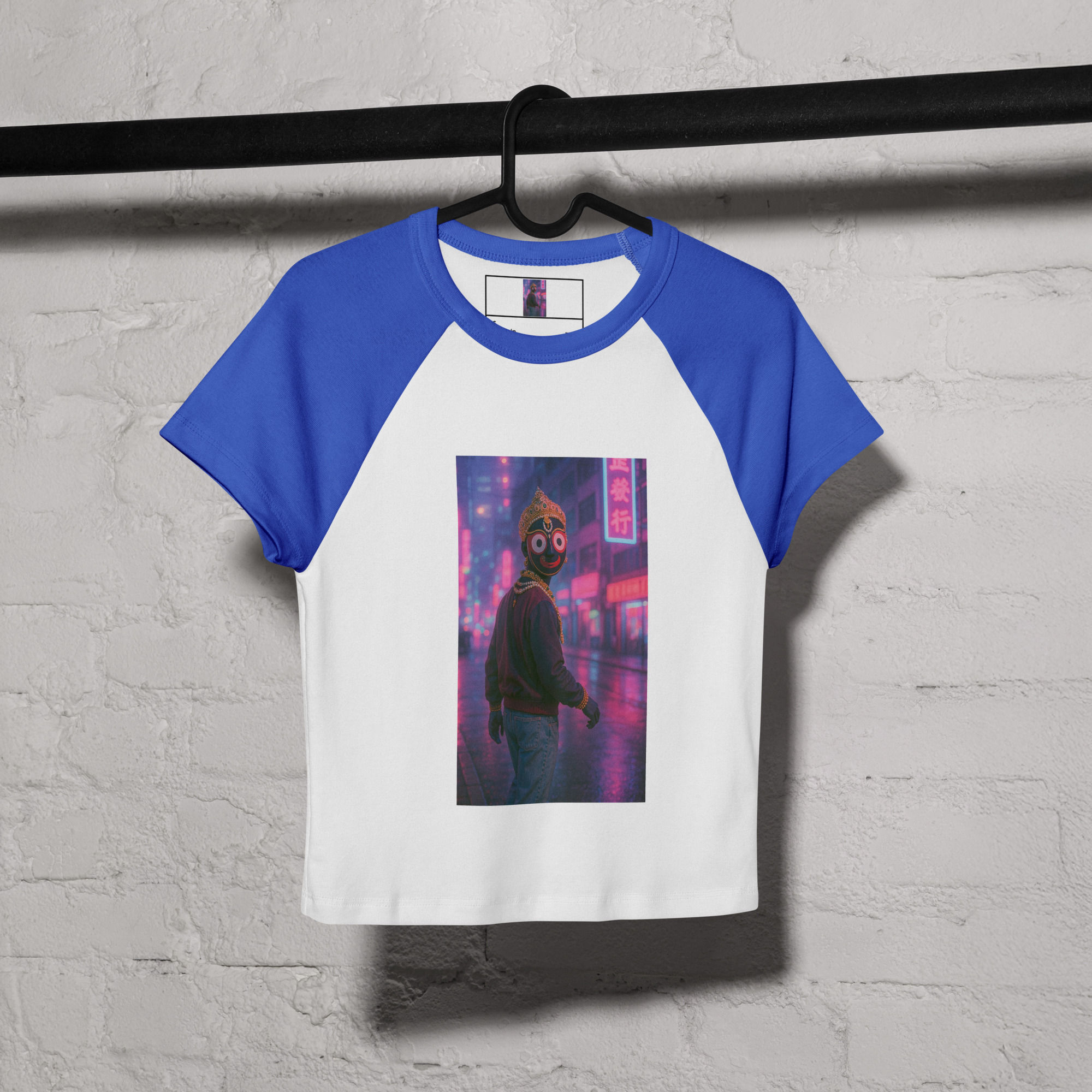 Women’s micro rib raglan baby tee