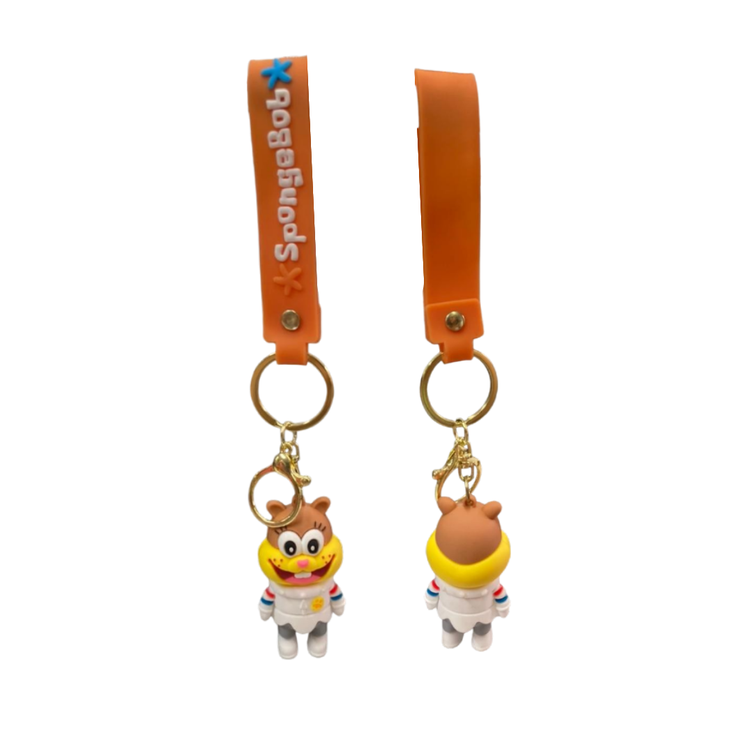 LLAVERO DE GOMA BOB ESPONJA