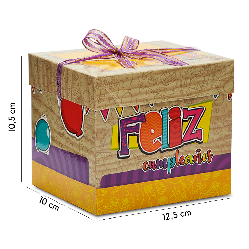 Miniatura: CAJA DE REGALO CUBO 