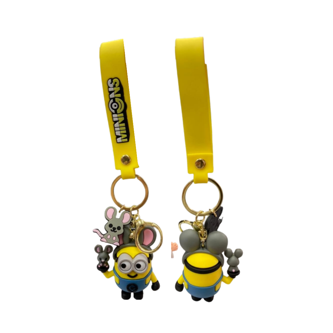 LLAVERO DE GOMA MINIONS