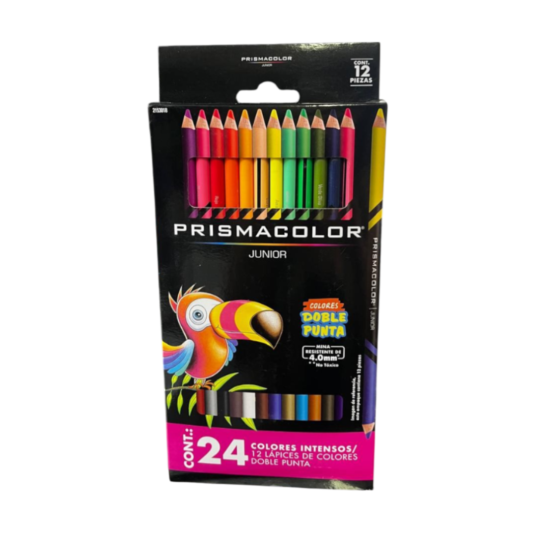 COLORES DOBLE PUNTA X 12 PRISMACOLOR