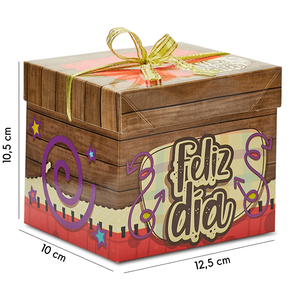 Miniatura: CAJA DE REGALO CUBO 