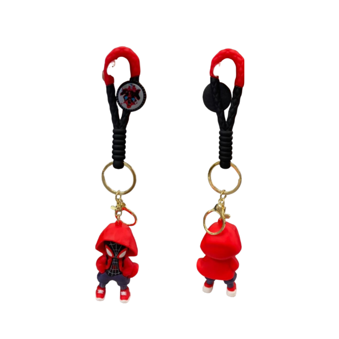 LLAVERO DE GOMA SPIDER MAN 